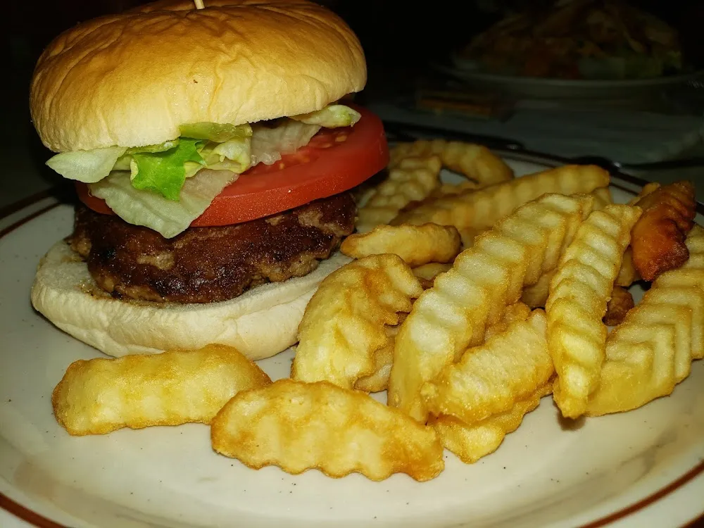 Hamburger and Fries